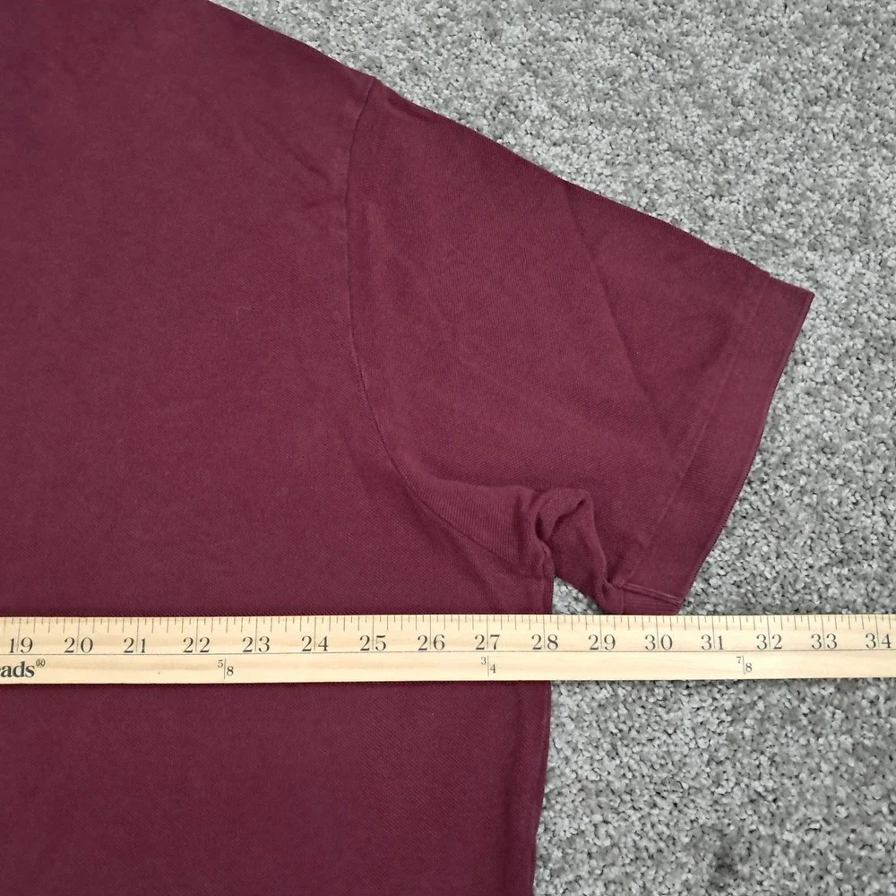 Polo Ralph Lauren Mens Big Pony Short Sleeve Polo Shirt Burgundy 2XB 7413